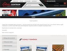 Tablet Screenshot of panelcentrum.com